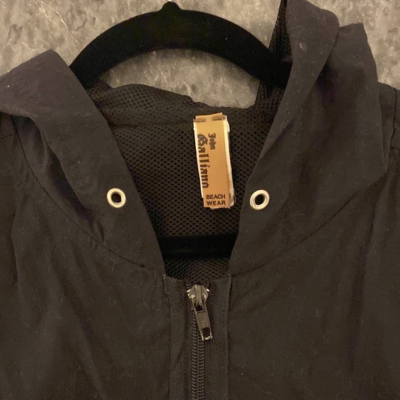 John Galliano Black Zip Up Jacket - Picture 2 of 8